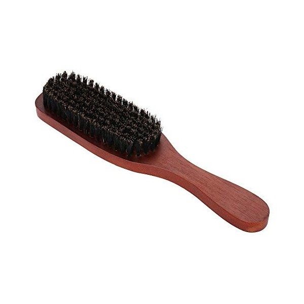 Brosse à barbe en bois, les hommes rasant la brosse à barbe aident à ramollir et à nettoyer la barbe, brosse de toilettage à 