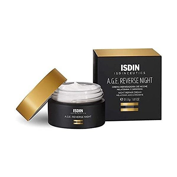 Isdinceutics Ceutics A.G.E Reverse Night Crème réparatrice anti-âge avec mélatonine 50 ml Crème Jour et Nuit
