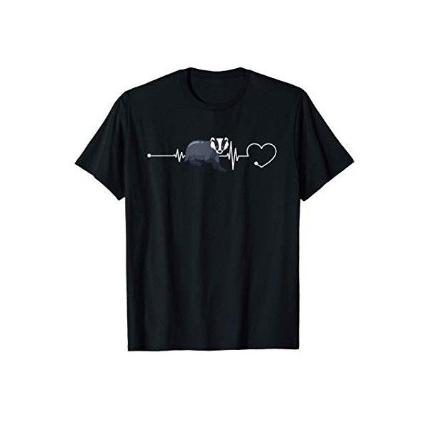 Great Blaireau Cadeau De Battement De Coeur T-Shirt