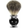 GRUTTI Blaireau de rasage pour hommes, brosse à barbe portable pour hommes, Blaireau de rasage - Poils de blaireau - Parfait 