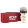 Simpson Shaving Brushes Trafalgar T3 Pinceau de barbe en fibre synthétique 110 ml