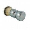 RazoRock Blaireau de rasage synthétique Plissoft Chrome Silvertip