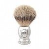 Parker Safety Razor 100% Silvertip Soies Blaireau Poignée Chrome et sans Blaireau Pied Brosse à raser