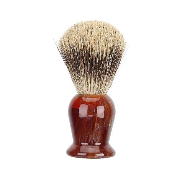 Brosse à savon crème, brosse à barbe de 2,28 x 4,13 x 1,57 pouces, outil de barbe pour le rasage humide, cadeau pour hommes