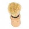 Healeved Outil De Coiffure Brosse À Cheveux En Bois Massif Poils En Bois Blaireau Pour Salon Rasage Brosse Électrique Barbe H