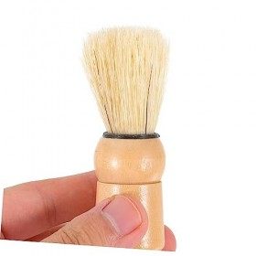 Healeved Outil De Coiffure Brosse À Cheveux En Bois Massif Poils En Bois Blaireau Pour Salon Rasage Brosse Électrique Barbe H