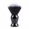 Onlynery Blaireau De Rasage pour lhomme, Blaireau Naturelle, Noir Poignée,Cest Accessoire Complet pour Brosse À Barbe D lh