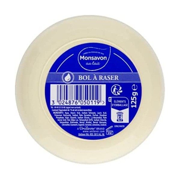 Monsavon Bol à raser - La boîte de 125 g