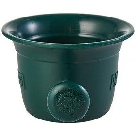 Proraso | Bol de rasage professionnel avec poignée – Bol à raser pour savon à barbe – Récipient traditionnel de 300 ml vert f