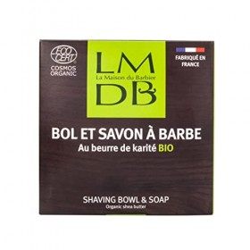 La Maison du Barbier - Bol à barbe avec savon à barbe - 100% Fabriqué en France