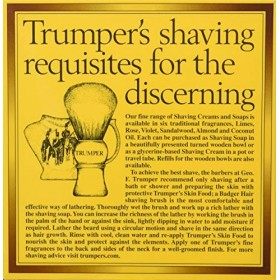 GF.Trumper - Savon à barbe "Sandalwood" - bol en bois