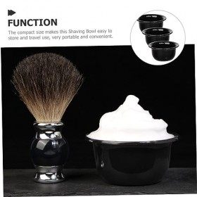 FOMIYES 3 Pièces Outil Bol De Rasage Ménager Fournitures De Rasage Équipement De Rasage pour Hommes Accessoire De Rasage pour