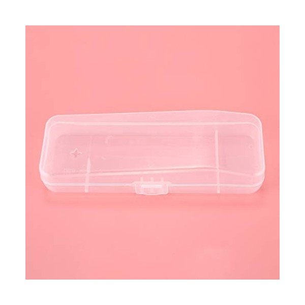 Lrtzizy 1 Pcs Voyage Double Bord Rasoir Boîte De Rangement Rasoir ÉTui Accessoires De Rasoir Transparent Rasoir Titulaire De 