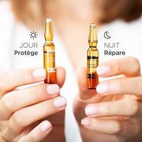 ISDIN Isdinceutics Pack jour et nuit Flavo-C Ultraglican + Flavo-C Melatonin 10 + 10 x flacons simples | Soin Réparateur An C...
