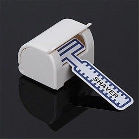 Hengsong Blanc Viscose Support Manuel Rasoir Rasoir Cadre de Rangement Suspendu avec Couvercle