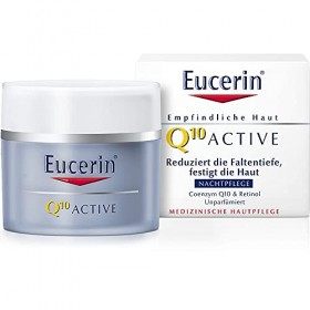 Eucerin Q10 Active Anti-Falten Nachtpflege Creme, 50 ml Crème Crème Jour et Nuit