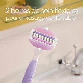 Gillette Venus Comfortglide Breeze Recharges De Lames X10, Pour Femme, À 3 Lames