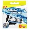 Gillette Lames de Rasoir Homme Mach3 Turbo, Pack de 8 Lames de Recharges [OFFICIEL]