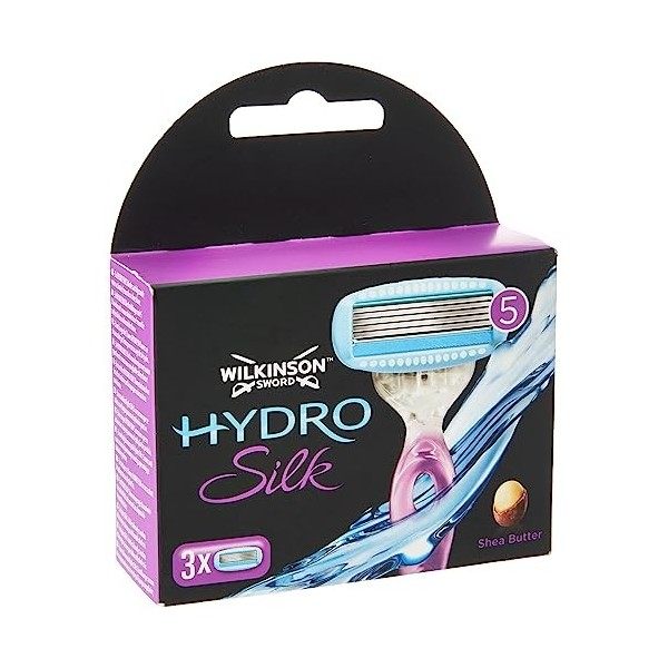 Wilkinson Sword - Hydro Silk - Lames de rasoir pour Femme - Pack de 3