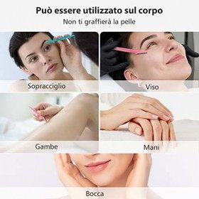 20 Pièces Rasoir à Sourcils pour Femme, Rasoir Visage Femme, Rasoir pour Sourcils et Dermaplaning, Exfoliant, pour Tailler et