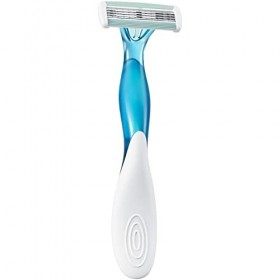 BIC Soleil Bella Rasoirs Jetables pour Femme Tête Pivotante / 4 Lames - Couleurs Assorties, Lot de 2 Blisters de 3