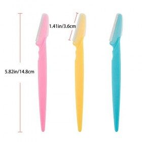18 Pièces Rasoirs de Sourcils Eyebrow Razors Shavers pour le visage et le visage Dermaplaning Exfoliant pour Femmes et Hommes