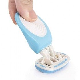 Mini 5 lames de rasoir pour femmes avec cas de voyage, bleu, super lisse ensemble dhygiène de rasoir personnel jetable, esse