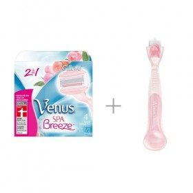 Gillette Rasoir Venus Breeze SPA avec 4 lames