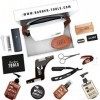 Kit/Set/Coffret dentretien et de soin pour barbe avec Soin de barbier | Cosmetique Made in France ✮ BARBER TOOLS ✮