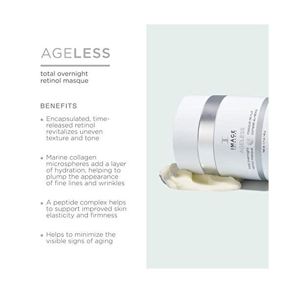 Image Ageless Total Overnight Retinol Masque For Unisex 1.7 oz Mask