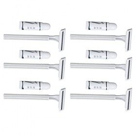 Kit de rasage jetable, 10 pièces Kit de rasage jetable ensemble de rasoir rasoir de sécurité à Double bord pour les voyages à