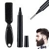 Barbe Filler Pen,Crayon à Barbe Homme,Kit De Stylo De Remplissage De Barbe,Beard Pencil Filler for Men,Beard Filling Pen Kit,