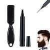 Barbe Filler Pen,Crayon à Barbe Homme,Kit De Stylo De Remplissage De Barbe,Beard Pencil Filler for Men,Beard Filling Pen Kit,