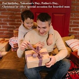 MXTIMWAN | Kit Soins Barbe pour Hommes - Kit Barbe Hommes 10 PC - Kit Entretien Barbe Homme pour lEntretien et le Soin de Ba