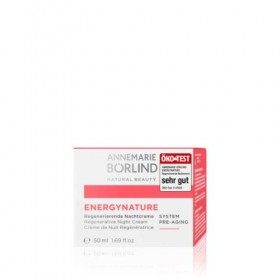 ANNEMARIE BÖRLIND Crème de Nuit Régénératrice ENERGYNATURE 50ml - La caféine bio vitalise la peau. Sans dérives d’huiles mi