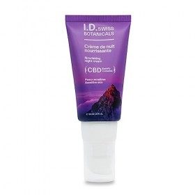 I.D. SWISS BOTANICALS - Crème de Nuit Nourrissante - Sérum à la vitamine C - Acide Hyaluronique - Sans Silicone - Vegan - 50m...