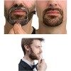 Goatee Gabarit de façonnage de barbe pour homme, kit de rasage de bouc et de barbe pour gagner du temps façonneur de barbe t