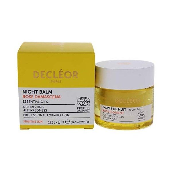 Decléor Aromessence Rose DOrient Baume de Nuit Apaisant 15 ml Crème Jour et Nuit