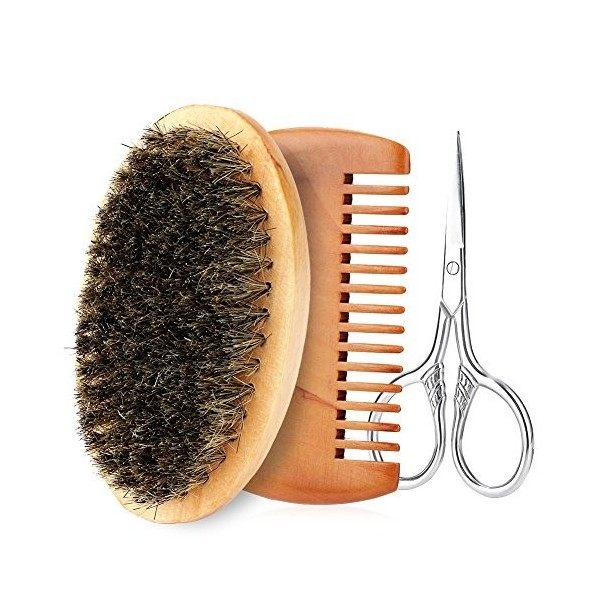 brosse a barbe synthetique Essence naturelle pour la croissance des cheveux, Huile essentielle pour la croissance rapide des 