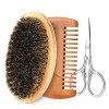 brosse a barbe synthetique Essence naturelle pour la croissance des cheveux, Huile essentielle pour la croissance rapide des 