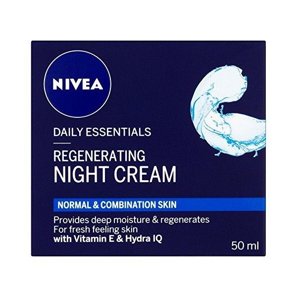Nivea Daily Essentials Regenerating Night Cream, 50ml by Nivea Crème Jour et Nuit