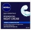 Nivea Daily Essentials Regenerating Night Cream, 50ml by Nivea