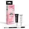 Kit Cils et Sourcils Express de Mylee - Formule 2 en 1 Sans Mélange, Teinture + Gel Révélateur + Brosse Double Face, Teinture