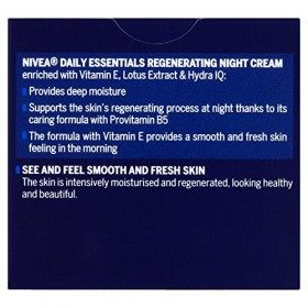 Nivea Daily Essentials Regenerating Night Cream, 50ml by Nivea Crème Jour et Nuit