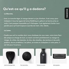 Boldking - Starter Set avec support de rasoir - Peau normale