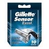 Gillette Lames de Rasoir Homme Sensor 3, Pack de 10 Lames de Recharges