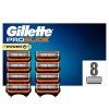 Gillette ProGlide Power Recharges De Lames De Rasoir Pour Homme 8 Unités, Avec 5 Lames Anti-Friction Pour Un Rasage De Près E