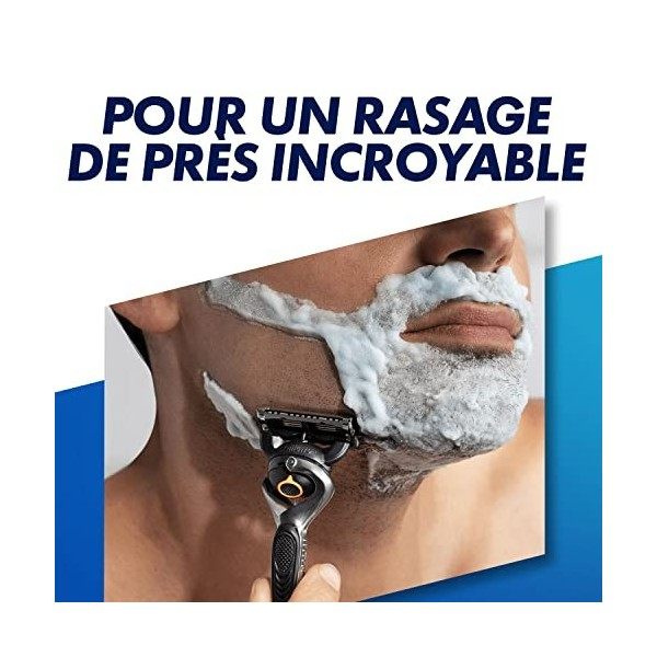 Gillette ProGlide Recharges De Lames De Rasoir Pour Homme, 4 Recharges De Lames, Conçu Pour Un Rasage De Près, Avec Lubrastri