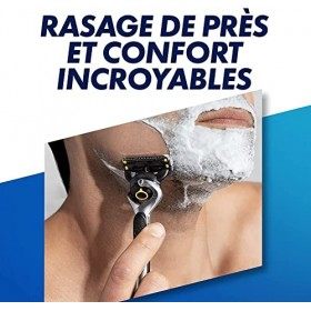 Gillette ProShield Rasoir Pour Homme, 1 Rasoir Gillette, 9 Recharges De Lames, Rasoir Pour Homme À 5 Lames Avec Lame De Préci