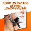 Gillette Fusion5 Rasoir Pour Homme, 1 Rasoir Gillette , 3 Recharges De Lames, Avec Lubrastrip Pour Un Rasage De Près